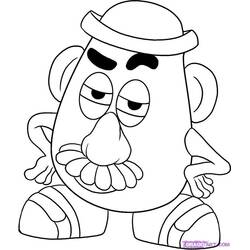 Desenhos para colorir: Toy Story: Mister Potato Head - Páginas para Colorir Imprimíveis Gratuitamente