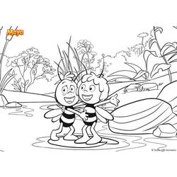 Página para colorir: Abelha Maia (desenhos animados) #28214 - Páginas para Colorir Imprimíveis Gratuitamente
