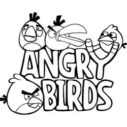 Página para colorir: Angry Birds (desenhos animados) #25025 - Páginas para Colorir Imprimíveis Gratuitamente