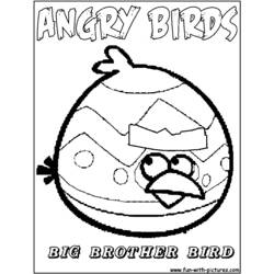 Página para colorir: Angry Birds (desenhos animados) #25079 - Páginas para Colorir Imprimíveis Gratuitamente