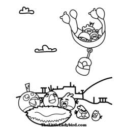Página para colorir: Angry Birds (desenhos animados) #25134 - Páginas para Colorir Imprimíveis Gratuitamente