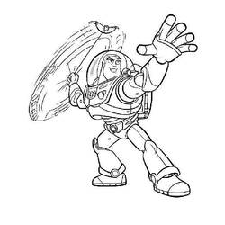 Página para colorir: As Aventuras de Buzz Lightyear (desenhos animados) #46700 - Páginas para Colorir Imprimíveis Gratuitamente