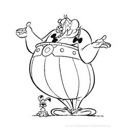 Página para colorir: Asterix e Obelix (desenhos animados) #24444 - Páginas para Colorir Imprimíveis Gratuitamente