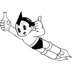 Página para colorir: Astroboy (desenhos animados) #45257 - Páginas para Colorir Imprimíveis Gratuitamente