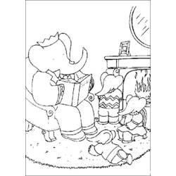 Página para colorir: babar (desenhos animados) #27898 - Páginas para Colorir Imprimíveis Gratuitamente