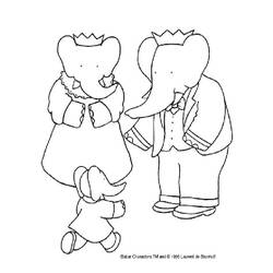 Página para colorir: babar (desenhos animados) #27924 - Páginas para Colorir Imprimíveis Gratuitamente