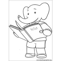 Página para colorir: babar (desenhos animados) #27943 - Páginas para Colorir Imprimíveis Gratuitamente