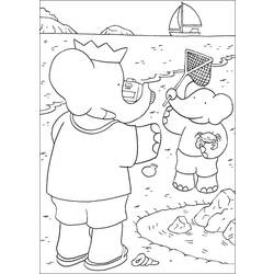 Página para colorir: babar (desenhos animados) #27980 - Páginas para Colorir Imprimíveis Gratuitamente