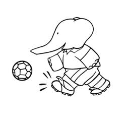 Página para colorir: babar (desenhos animados) #27987 - Páginas para Colorir Imprimíveis Gratuitamente