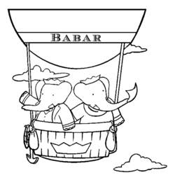 Página para colorir: babar (desenhos animados) #28150 - Páginas para Colorir Imprimíveis Gratuitamente