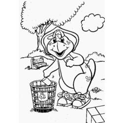 Página para colorir: Barney e seus amigos (desenhos animados) #40916 - Páginas para Colorir Imprimíveis Gratuitamente