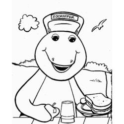 Página para colorir: Barney e seus amigos (desenhos animados) #40924 - Páginas para Colorir Imprimíveis Gratuitamente