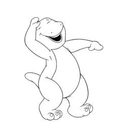 Página para colorir: Barney e seus amigos (desenhos animados) #40945 - Páginas para Colorir Imprimíveis Gratuitamente