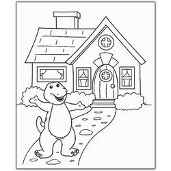 Página para colorir: Barney e seus amigos (desenhos animados) #40951 - Páginas para Colorir Imprimíveis Gratuitamente