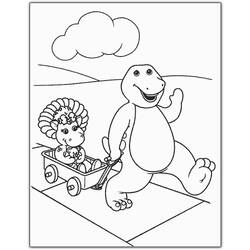 Página para colorir: Barney e seus amigos (desenhos animados) #40962 - Páginas para Colorir Imprimíveis Gratuitamente