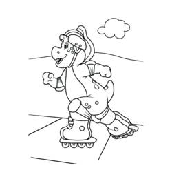 Página para colorir: Barney e seus amigos (desenhos animados) #40975 - Páginas para Colorir Imprimíveis Gratuitamente