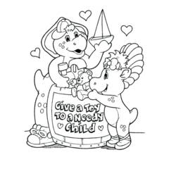 Página para colorir: Barney e seus amigos (desenhos animados) #40984 - Páginas para Colorir Imprimíveis Gratuitamente
