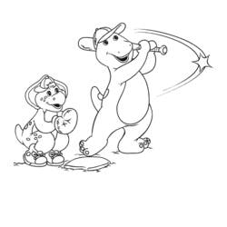 Página para colorir: Barney e seus amigos (desenhos animados) #40990 - Páginas para Colorir Imprimíveis Gratuitamente