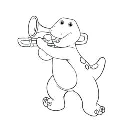 Página para colorir: Barney e seus amigos (desenhos animados) #41016 - Páginas para Colorir Imprimíveis Gratuitamente