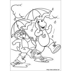 Página para colorir: Barney e seus amigos (desenhos animados) #41069 - Páginas para Colorir Imprimíveis Gratuitamente