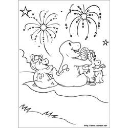 Página para colorir: Barney e seus amigos (desenhos animados) #41078 - Páginas para Colorir Imprimíveis Gratuitamente