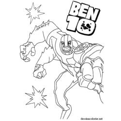 Página para colorir: Ben 10 (desenhos animados) #40432 - Páginas para Colorir Imprimíveis Gratuitamente