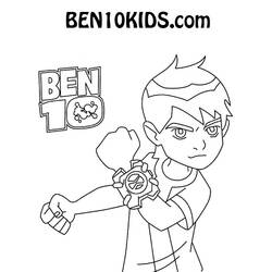 Página para colorir: Ben 10 (desenhos animados) #40488 - Páginas para Colorir Imprimíveis Gratuitamente