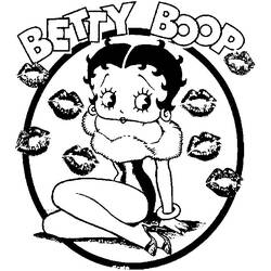 Página para colorir: Betty Boop (desenhos animados) #25914 - Páginas para Colorir Imprimíveis Gratuitamente