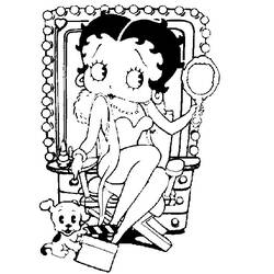 Página para colorir: Betty Boop (desenhos animados) #25921 - Páginas para Colorir Imprimíveis Gratuitamente