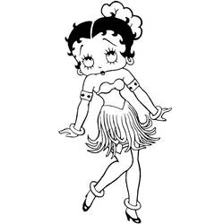 Página para colorir: Betty Boop (desenhos animados) #25941 - Páginas para Colorir Imprimíveis Gratuitamente
