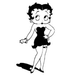 Página para colorir: Betty Boop (desenhos animados) #25954 - Páginas para Colorir Imprimíveis Gratuitamente