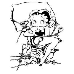 Página para colorir: Betty Boop (desenhos animados) #25971 - Páginas para Colorir Imprimíveis Gratuitamente