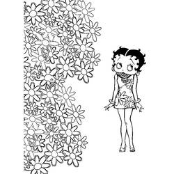 Página para colorir: Betty Boop (desenhos animados) #25973 - Páginas para Colorir Imprimíveis Gratuitamente