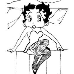 Página para colorir: Betty Boop (desenhos animados) #25984 - Páginas para Colorir Imprimíveis Gratuitamente