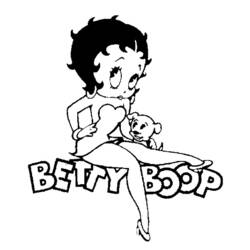 Página para colorir: Betty Boop (desenhos animados) #25986 - Páginas para Colorir Imprimíveis Gratuitamente