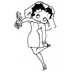 Página para colorir: Betty Boop (desenhos animados) #25992 - Páginas para Colorir Imprimíveis Gratuitamente