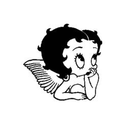 Página para colorir: Betty Boop (desenhos animados) #25997 - Páginas para Colorir Imprimíveis Gratuitamente