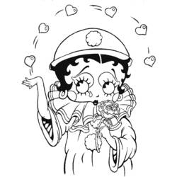 Página para colorir: Betty Boop (desenhos animados) #26002 - Páginas para Colorir Imprimíveis Gratuitamente