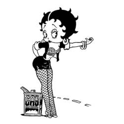 Página para colorir: Betty Boop (desenhos animados) #26012 - Páginas para Colorir Imprimíveis Gratuitamente