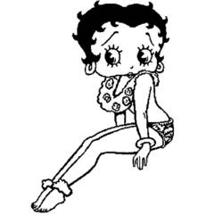 Página para colorir: Betty Boop (desenhos animados) #26027 - Páginas para Colorir Imprimíveis Gratuitamente