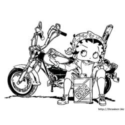 Página para colorir: Betty Boop (desenhos animados) #26028 - Páginas para Colorir Imprimíveis Gratuitamente