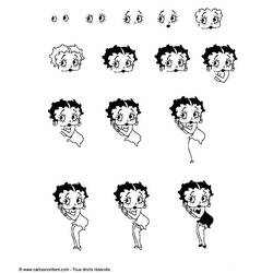 Página para colorir: Betty Boop (desenhos animados) #26032 - Páginas para Colorir Imprimíveis Gratuitamente