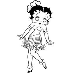 Página para colorir: Betty Boop (desenhos animados) #26034 - Páginas para Colorir Imprimíveis Gratuitamente