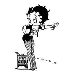 Página para colorir: Betty Boop (desenhos animados) #26038 - Páginas para Colorir Imprimíveis Gratuitamente