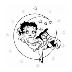 Página para colorir: Betty Boop (desenhos animados) #26042 - Páginas para Colorir Imprimíveis Gratuitamente