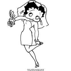 Página para colorir: Betty Boop (desenhos animados) #26058 - Páginas para Colorir Imprimíveis Gratuitamente
