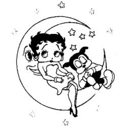 Página para colorir: Betty Boop (desenhos animados) #26059 - Páginas para Colorir Imprimíveis Gratuitamente