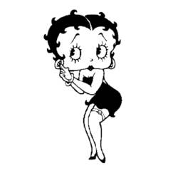 Página para colorir: Betty Boop (desenhos animados) #26062 - Páginas para Colorir Imprimíveis Gratuitamente
