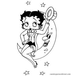 Página para colorir: Betty Boop (desenhos animados) #26073 - Páginas para Colorir Imprimíveis Gratuitamente