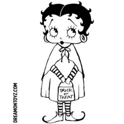 Página para colorir: Betty Boop (desenhos animados) #26086 - Páginas para Colorir Imprimíveis Gratuitamente